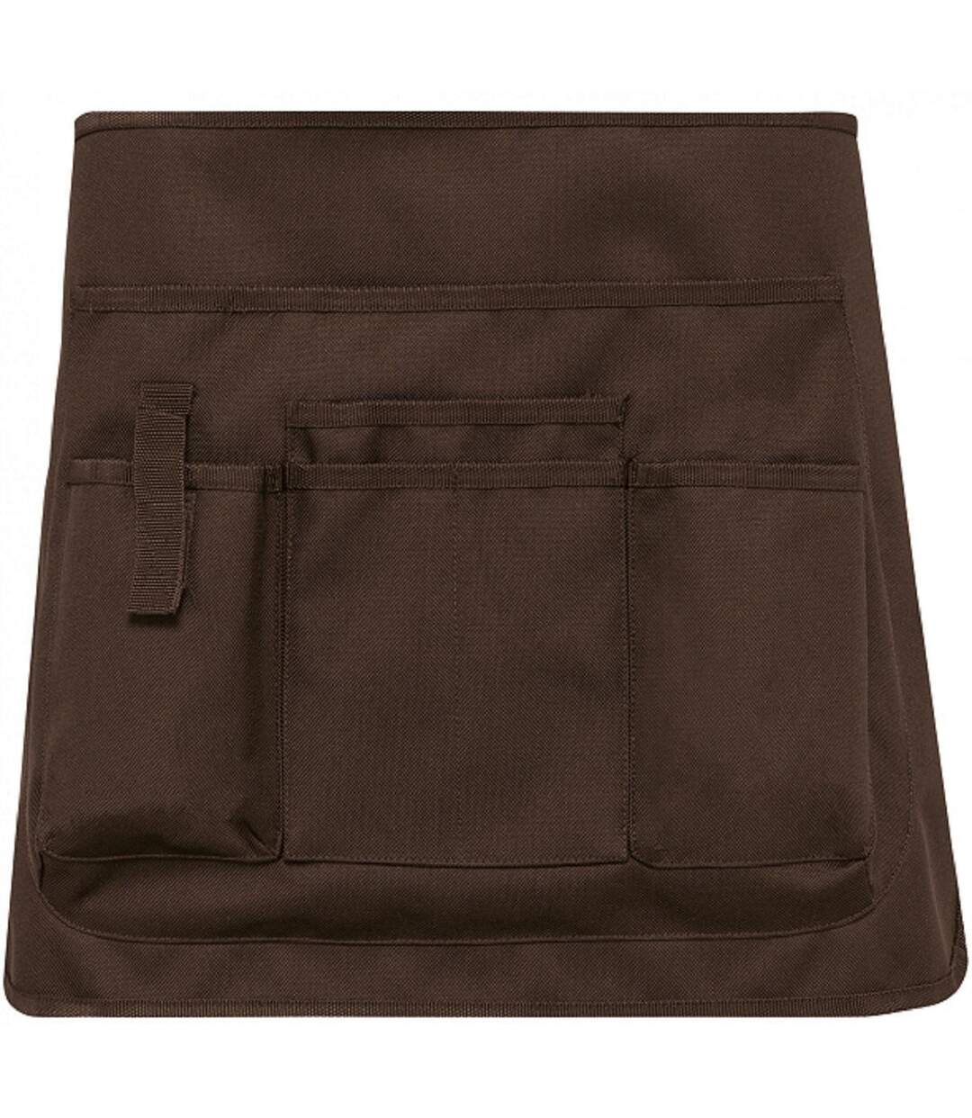 Tablier court de jardinage - Unisexe - WK841 - marron-1