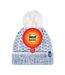 Bonnet Femme Thermiques Hiver avec Gros Pompon-2