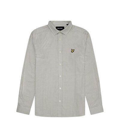 Chemise homme sauge séchée/blanc Lyle & Scott Lyle & Scott