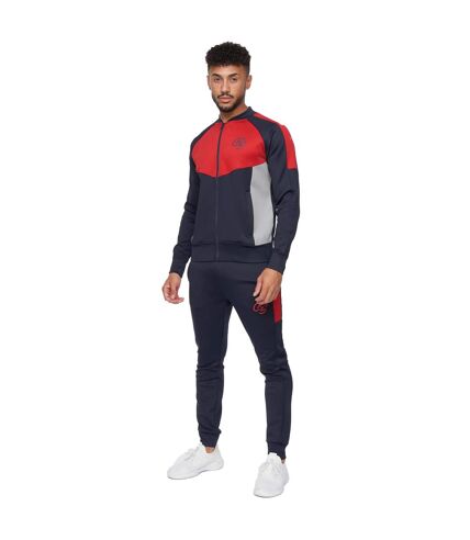 Mens daxton tracksuit navy/red Crosshatch