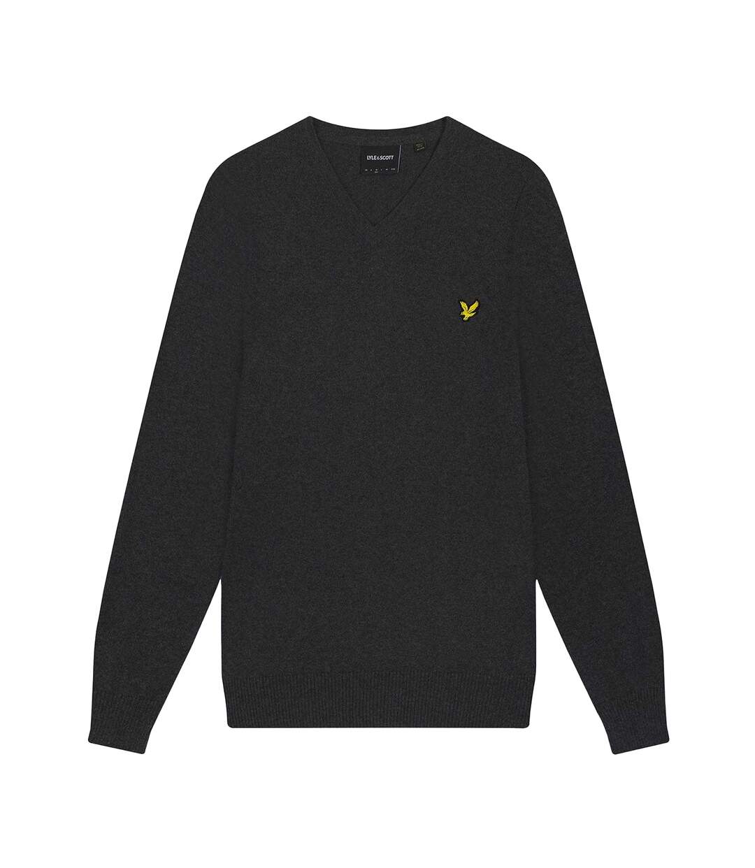 Pull Merino Homme Charbon Lyle & Scott-2