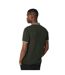 Mens tonal zip neck polo shirt khaki green Burton