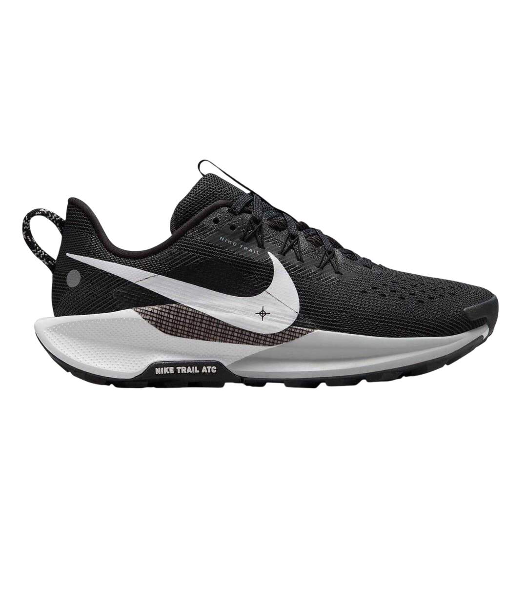 Womens/ladies Pegasus Trail 5 Shoes Black Grey Nike-1