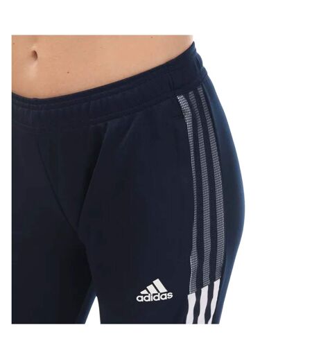 Womens/ladies tiro 21 football training jogging bottoms navy Adidas