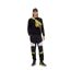 Mens Srack Straight Trousers Black Yellow Boss-4