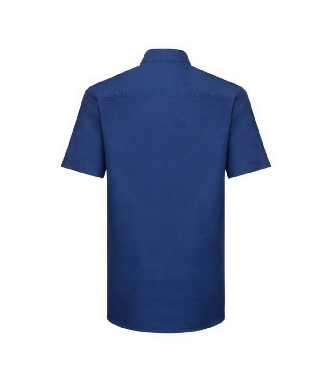 Russell Collection Mens Oxford Easy-Care Tailored Shirt (Bright Royal Blue)