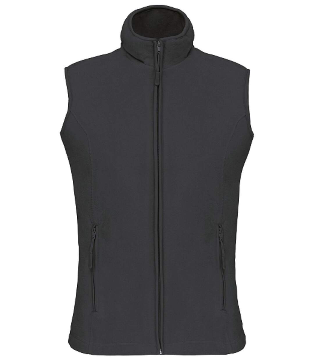 Gilet sans manches micro polaire femme - K906 - gris foncé-2