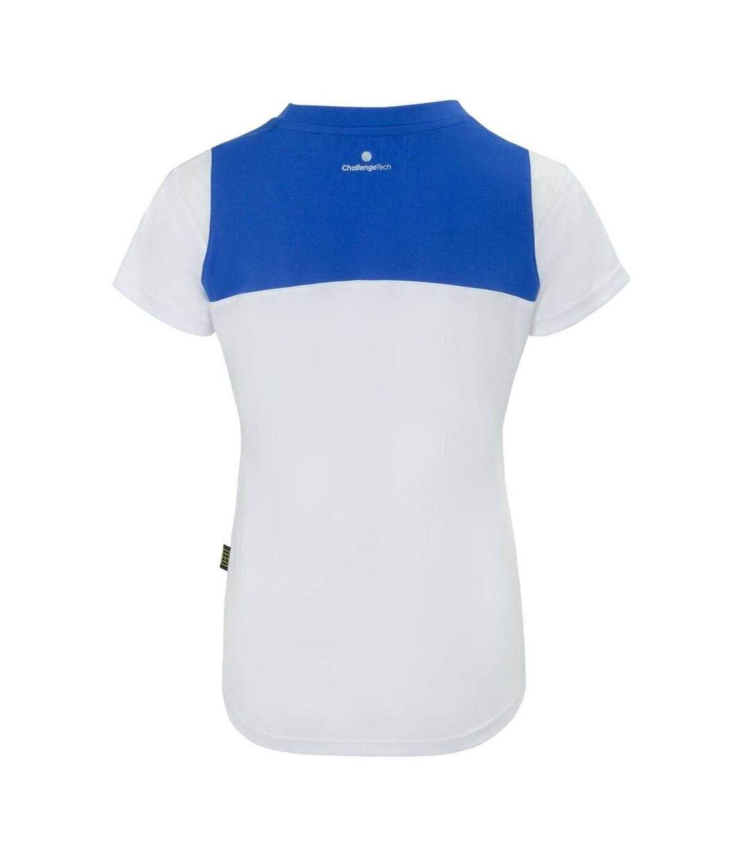 T-shirt Tennis Motif/style Blocs De Couleurs Femme Bleu Blanc Slazenger-2