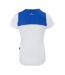 T-shirt Tennis Motif/style Blocs De Couleurs Femme Bleu Blanc Slazenger-2