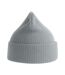 Atlantis Unisex Adult Nelson Ribbed Cotton Beanie (Light Grey) - UTAB556