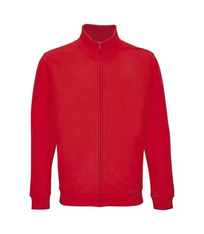 SOLS Unisex Adult Cooper Full Zip Sweat Jacket (Bright Red)