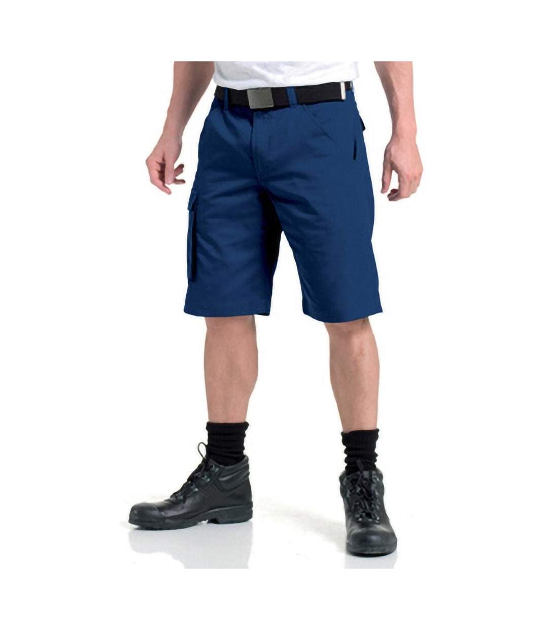 Short En Sergé Workwear Bleu Marine Russell-1
