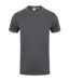 Skinni Fit Men Mens Feel Good Stretch Short Sleeve T-Shirt (Heather Charcoal)