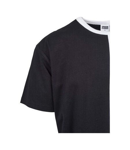T-shirt Harlequin Homme Noir Blanc Urban Classics