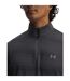 Mens Velociti Quarter Zip Fitted Long-sleeved Top Frost Gray Under Armour-3