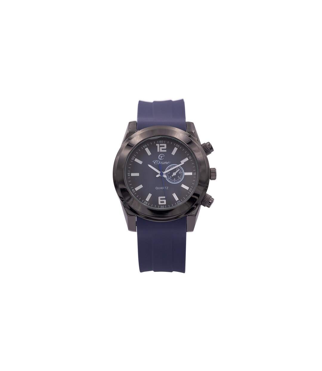 Montre Pas Chère Homme Silicone Bleu CHTIME