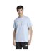 T-shirt Motif/style Logo Homme Bleu Pâle Adidas-4