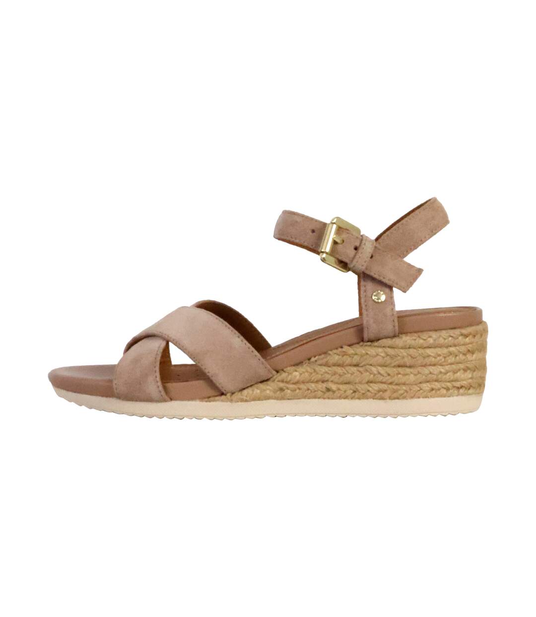 Sandales Compensées Cuir Geox Ischia Corda-1