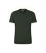Pack of 2  Mens flint crew neck t-shirt  khaki green/navy blue Mountain Warehouse-4
