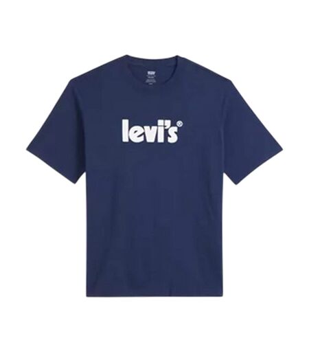 T-shirt Manches Courtes Homme Bleu Foncé Levis