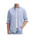 Chemise bleu/blanc homme tommy hilfiger tjm reg linen-1