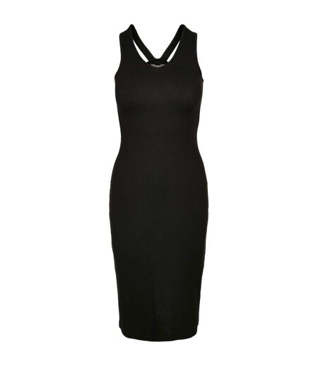 Robe Mi-longue Femme Noir Urban Classics