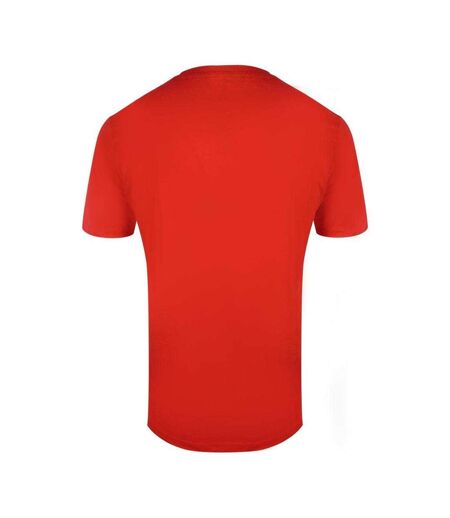 T-shirt Motif/style Logo Superposé Homme Rouge Cavalli Class