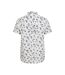 Mens Preston Illustration Palm Tree Shirt Off White Mountain Warehouse-2
