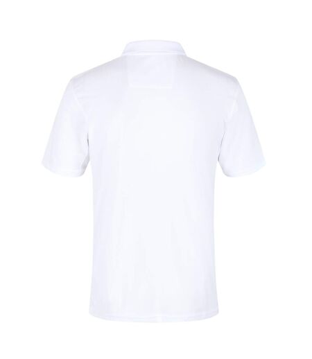 Regatta Mens Maverick V Active Polo Shirt (White) - UTRG4931