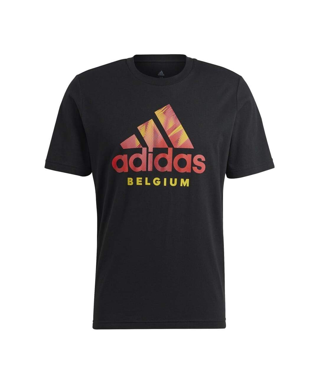 Mens Belgium Graphic T-shirt Black Adidas-2