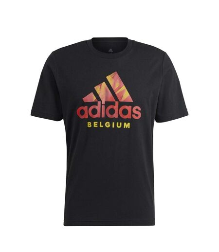 Mens Belgium Graphic T-shirt Black Adidas