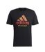 Mens Belgium Graphic T-shirt Black Adidas-2