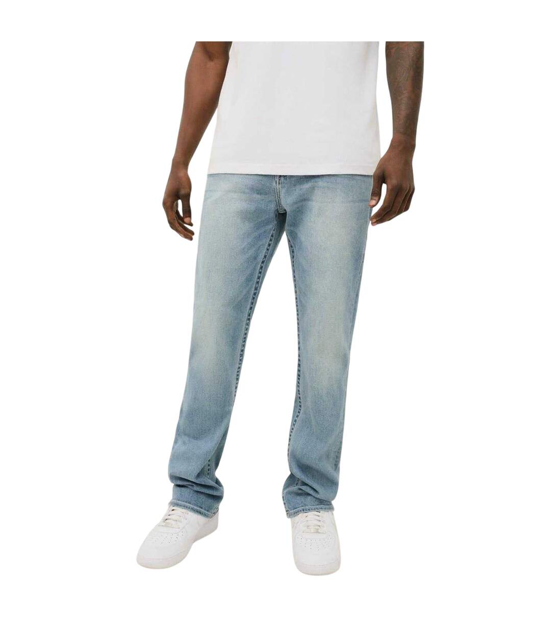 Mens Denim Straight Jeans Blue True Religion-2
