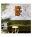 Décoration murale en bois et métal Walnut Do More Of What Makes You Happy