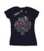 Disney - T-shirt COCO TREE PATTERN - Femme (Bleu marine) - UTBI14325-1