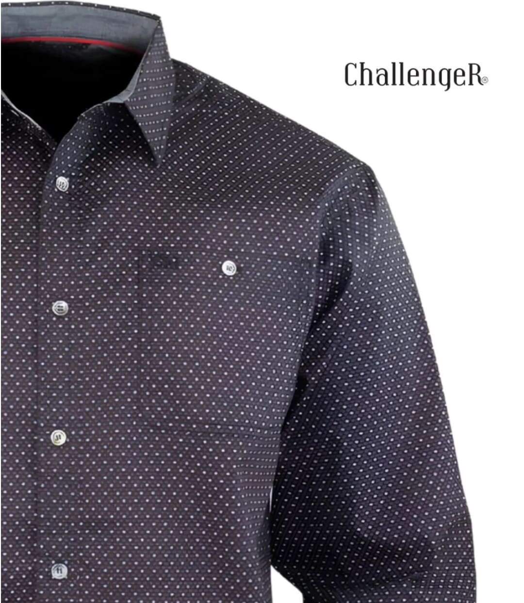 CHALLENGER TOURNI1 - Chemise à carreaux manches longues imprimée pour un look moderne et élégant-4