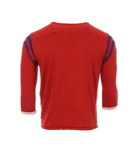 T-shirt Manches 3/4 Rouge Homme Scotch & Soda Heroes - M