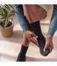 Diabetic Wool Walking Socks for Men | Extra Wide Cushioned Hiking Socks-3