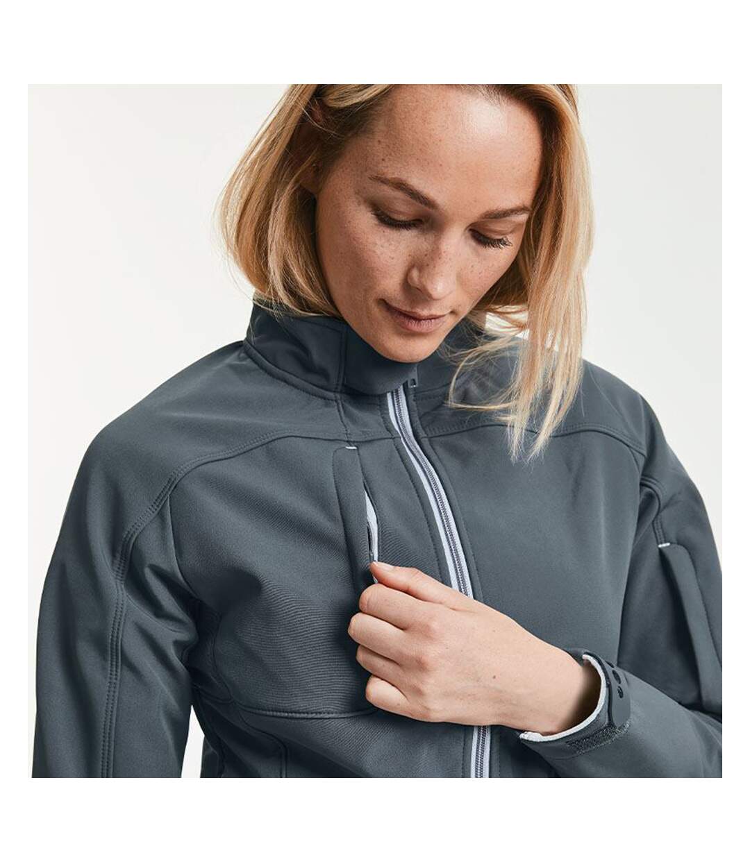 Veste softshell bionic femme gris Russell