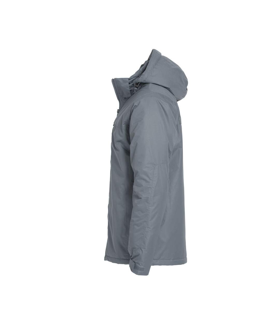 Mens kingslake waterproof jacket grey Clique-3