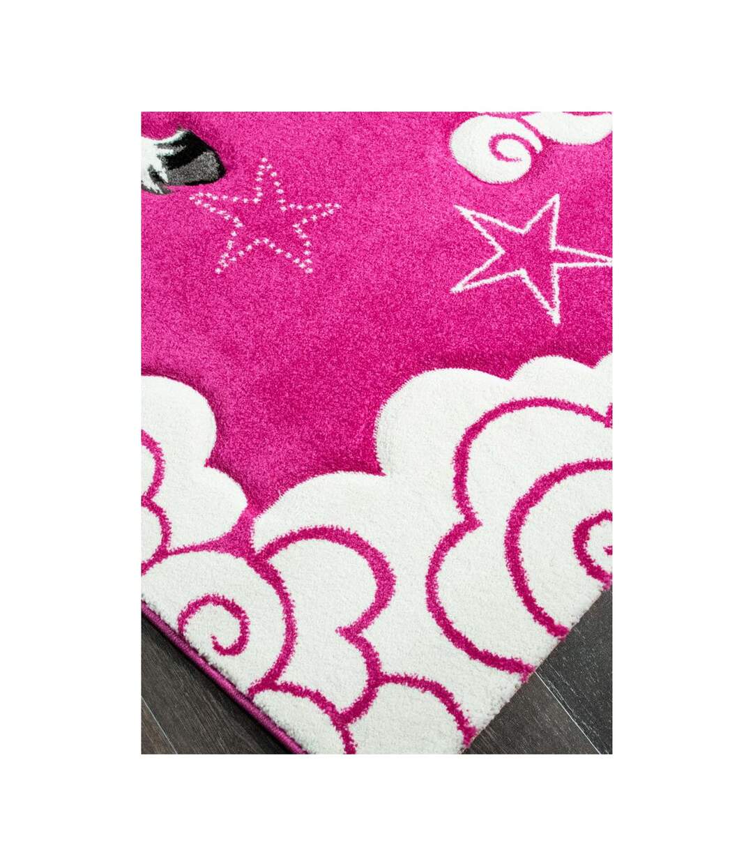 Tapis salon et chambre tissé motif enfant LICORNE