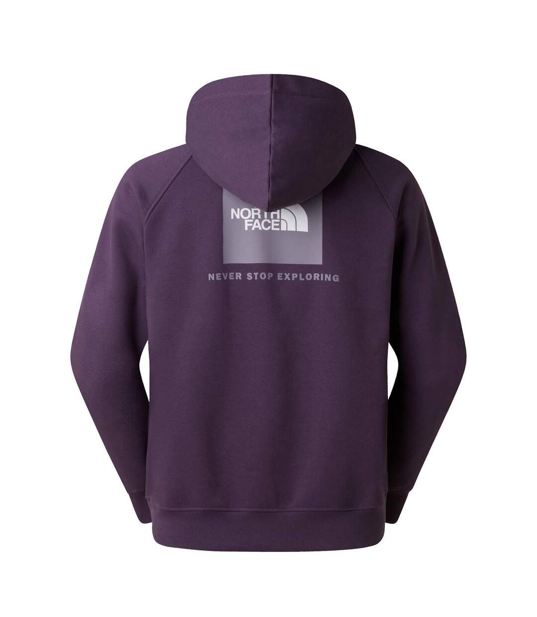 Mens Never Stop Exploring Cotton Pullover Hoodie Dusky Purple The North Face-1