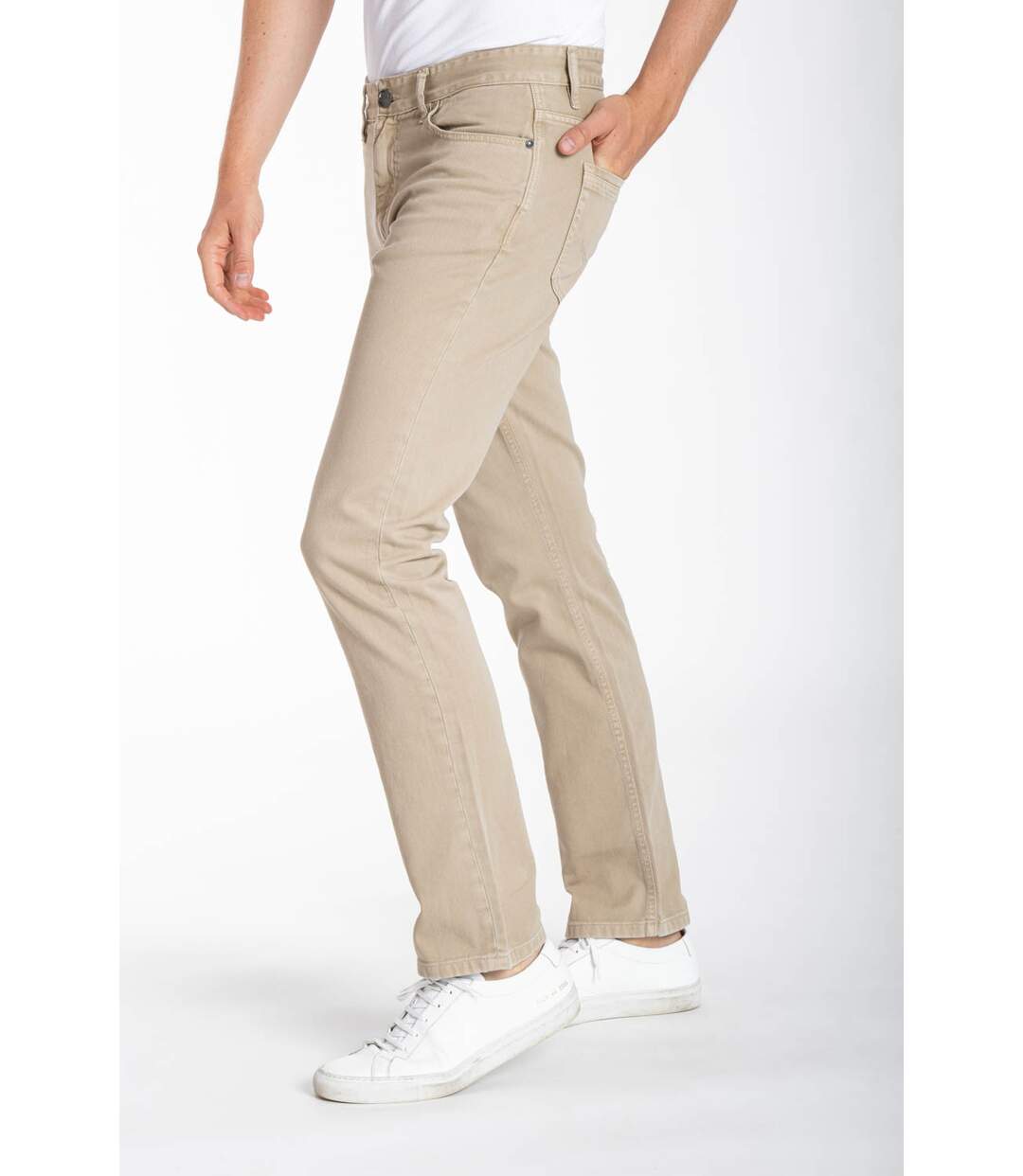 Jeans denim de couleur RL70 coupe confort coton couleur MALACHI rouille