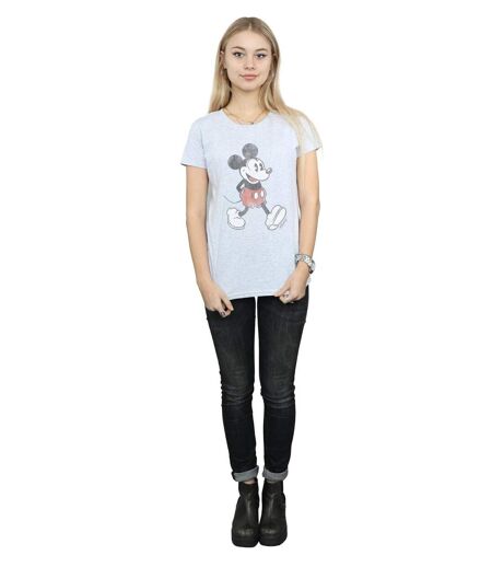 Disney - T-shirt WALKING - Femme (Gris chiné) - UTBI1193