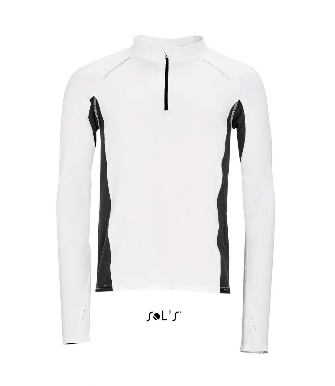 t-shirt running manches longues - Homme - 01416 - blanc