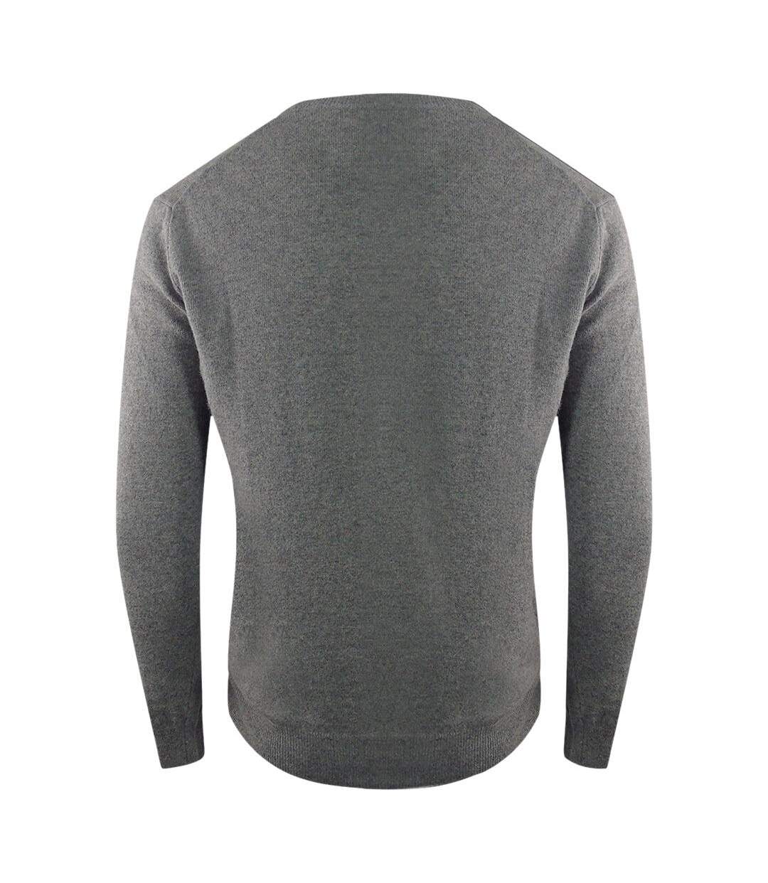 Pull Motif/style Tartan Homme Gris Aquascutum-2