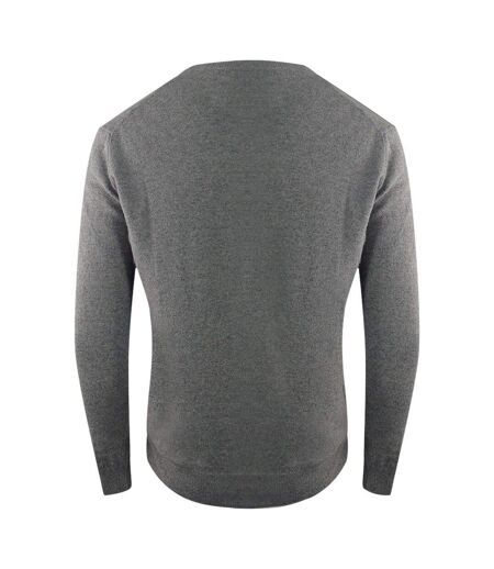 Pull Motif/style Tartan Homme Gris Aquascutum