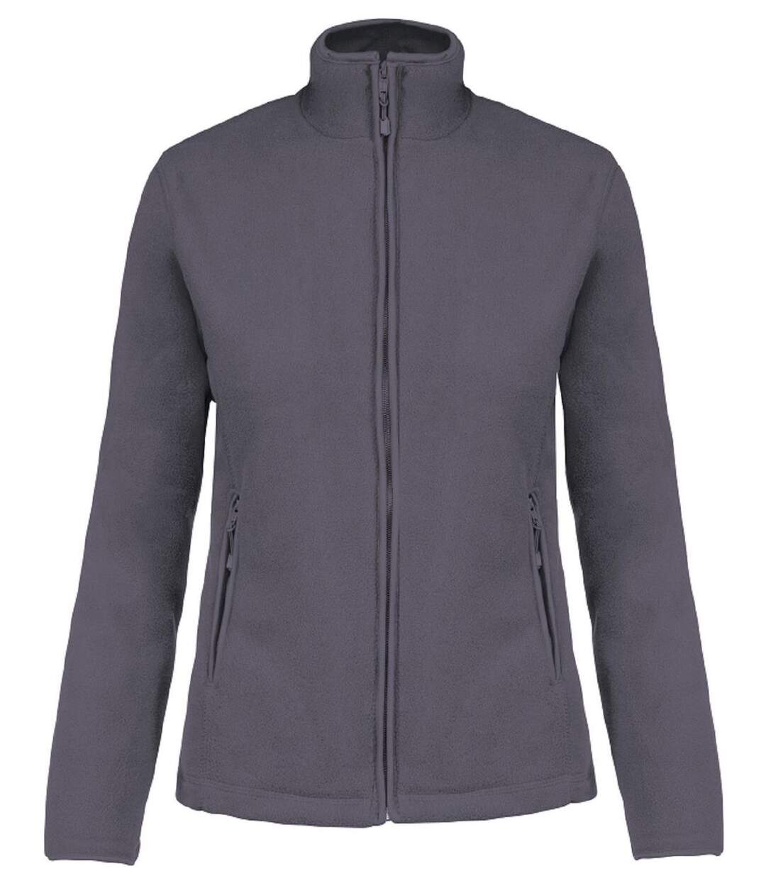 Veste micropolaire zippée - Femme - K907 - gris convoy