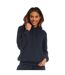 Sweat À Capuche Femme Bleu Marine Light And Shade-4