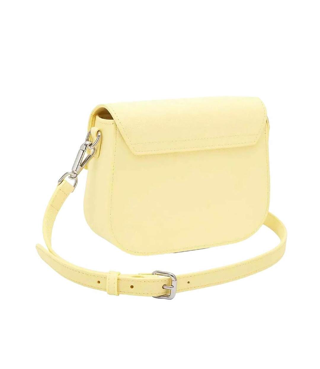 Sac à bandoulière jaune femme lacoste city-2